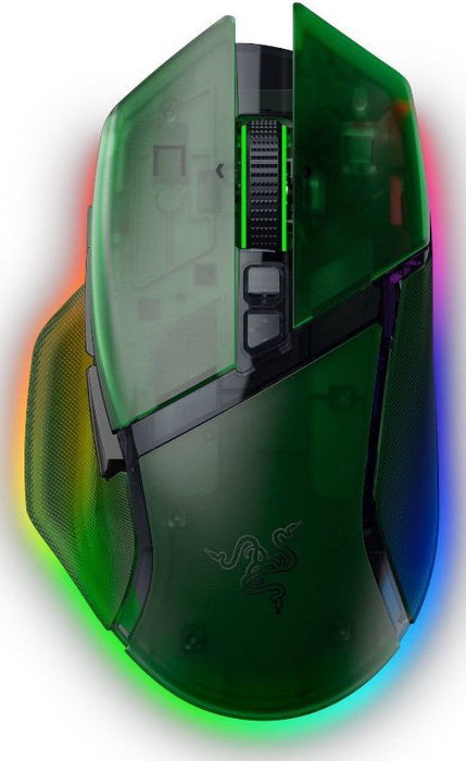 Гейминг мишка Razer - Basilisk V3 Pro, оптична, зелена