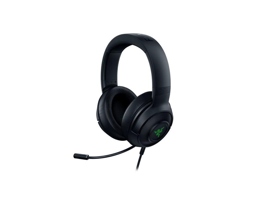 Слушалки Razer Kraken V3 с кабелна лента за глава Gaming USB Type-A черни