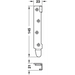 РАЗГЛОБКА ЗА ЛЕГЛО 145MM HÄFELE