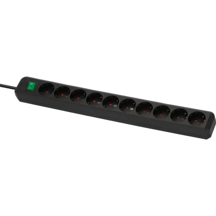 РАЗКЛОНИТЕЛ 10 ГНЕЗДА 3M ЧЕРЕН ECO-LINE