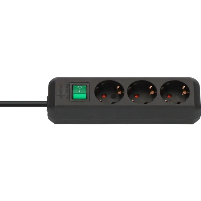 РАЗКЛОНИТЕЛ 3 ГНЕЗДА 5M ЧЕРЕН ECO КЛЮЧ