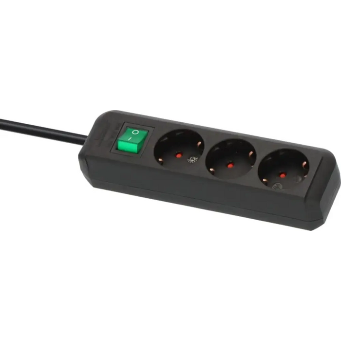 РАЗКЛОНИТЕЛ 3 ГНЕЗДА 3M ЧЕРЕН ECO КЛЮЧ