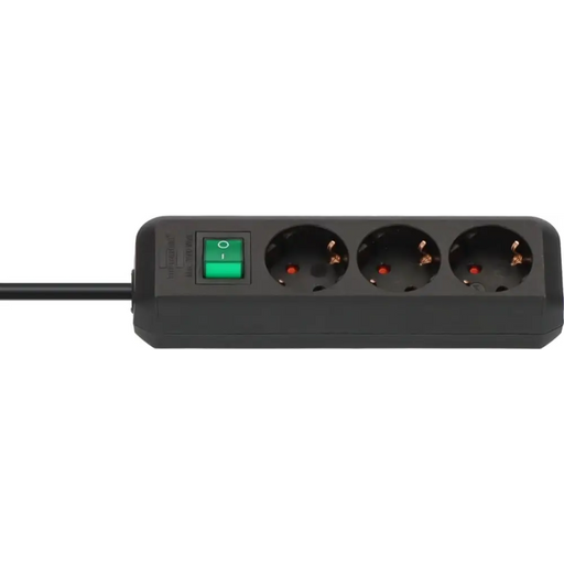 РАЗКЛОНИТЕЛ 3 ГНЕЗДА 1,5M ЧЕРЕН ECO КЛЮЧ