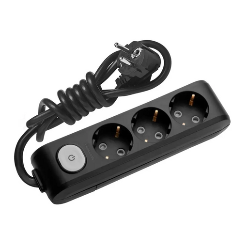 РАЗКЛОНИТЕЛ 3ГНЕЗДА 5М С КЛЮЧ ЧЕРЕН