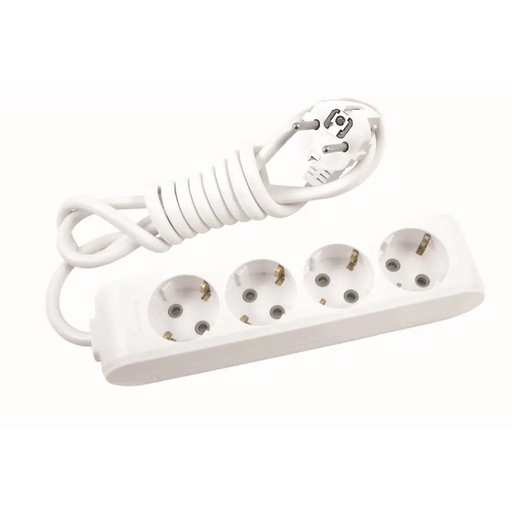 РАЗКЛОНИТЕЛ 4ГНЕЗДА 1.5М БЯЛ PANASONIC