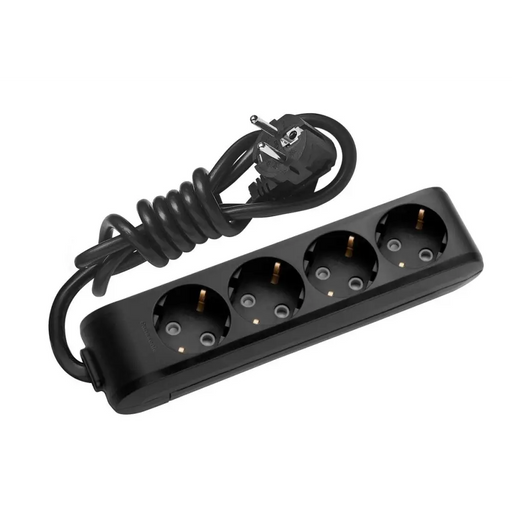 РАЗКЛОНИТЕЛ 4ГНЕЗДА 1.5М ЧЕРЕН PANASONIC