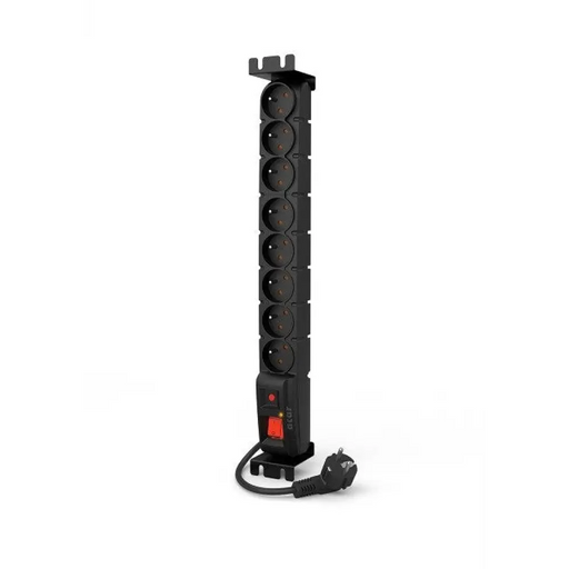 Разклонител Acar S8 FA RACK (3m ; черен)