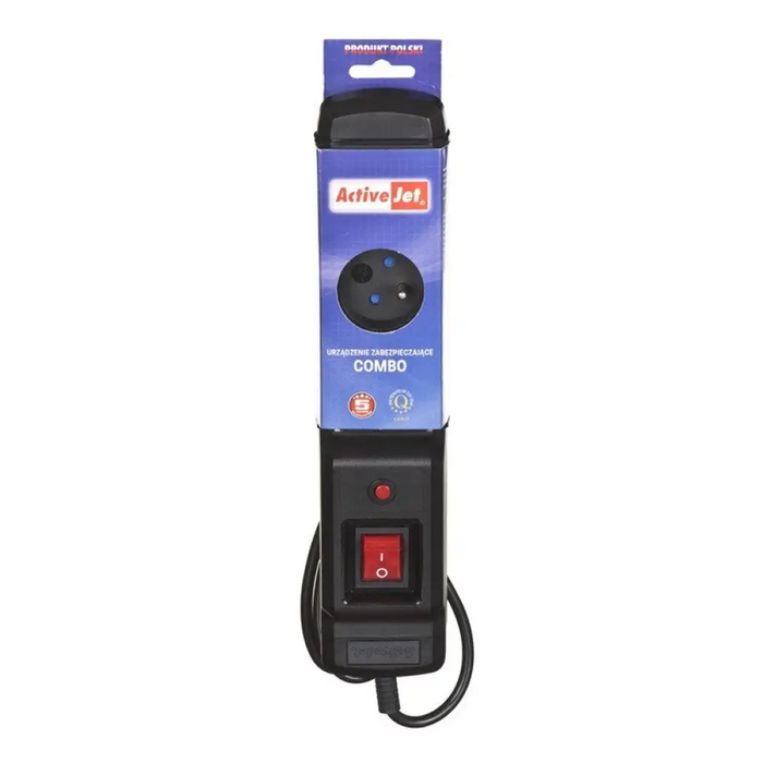 Разклонител Activejet COMBO-IEC-3G/1.5M с кабел