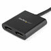 Разклонител DisplayPort Startech MSTDP122DP Черен 4K Ultra