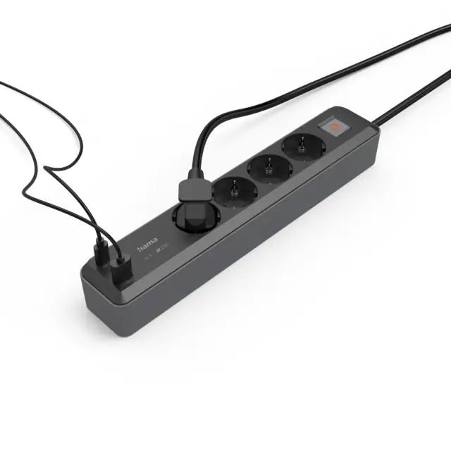 Разклонител Hama 4-гнезда USB-C/A 65 W PD