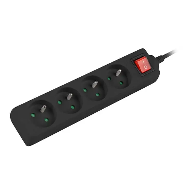 Разклонител Lanberg power strip 1.5m 4 sockets