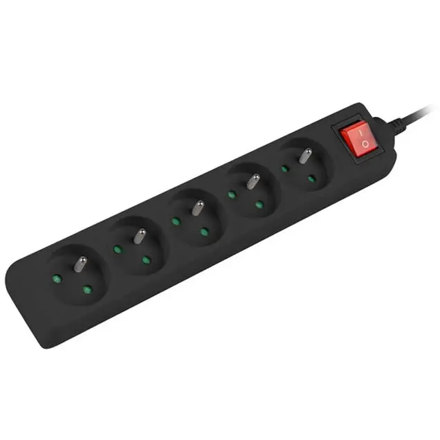 Разклонител Lanberg power strip 1.5m 5 sockets