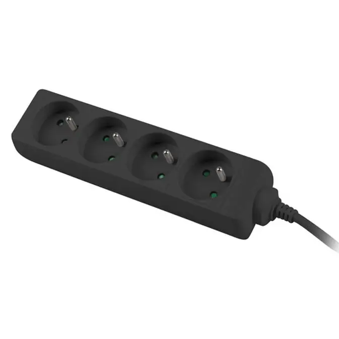 Разклонител Lanberg power strip 1m 4 sockets,s