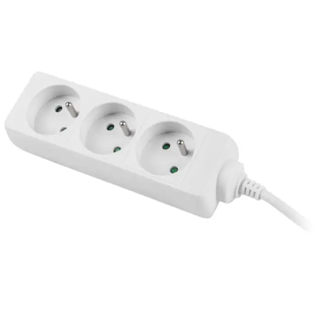 Разклонител Lanberg power strip 3m 3 sockets