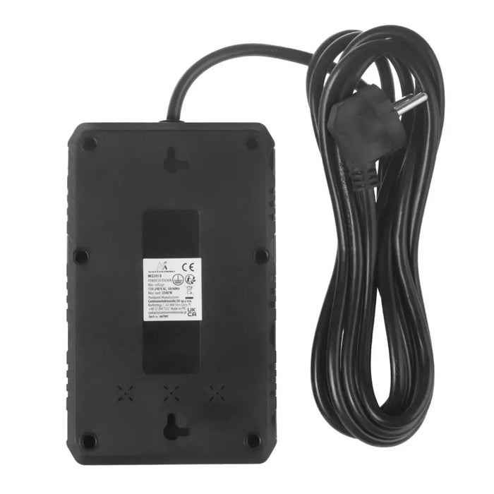 Разклонител Maclean удължител с 4 гнезда + 3xUSB 110-240V