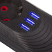 Разклонител Maclean удължител с 3 гнезда + 3xUSB 110-240V
