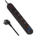 Разклонител Maclean удължител с 5 гнезда + 3xUSB 110-240V