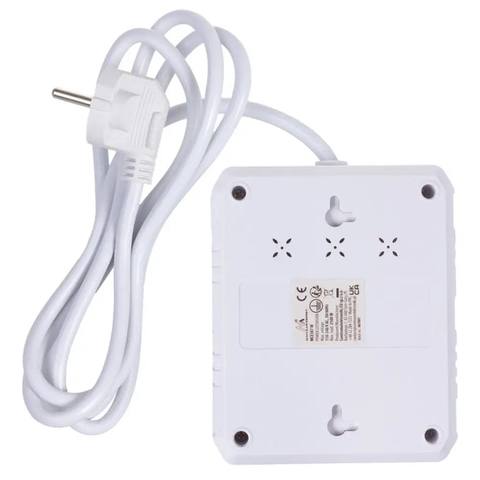 Разклонител Maclean удължител 2 гнезда + 3xUSB 110-240V AC