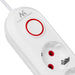 Разклонител Maclean удължител с 3 гнезда + 3xUSB 110-240V