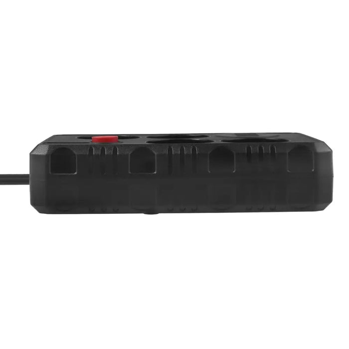 Разклонител Maclean удължител с 4 гнезда + 3xUSB 110-240V