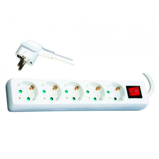 РАЗКЛОНИТЕЛ С ПЕТ ГНЕЗДА С КАБЕЛ KONEKTO 5 ГНЕЗДА С КЛЮЧ 3М