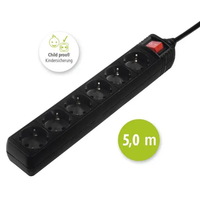Разклонител със 6 гнезда HAMA 137266