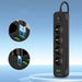 Разклонител Tech-Protect PCL4X3 4 гнезда 240V + 2xUSB-A