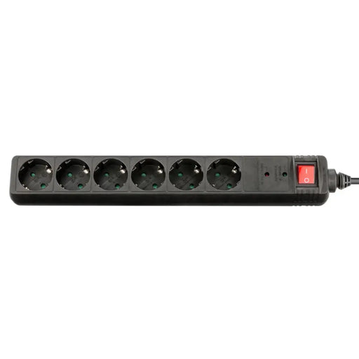 Разклонител XMART GNB-06K 1.5m Switch Black