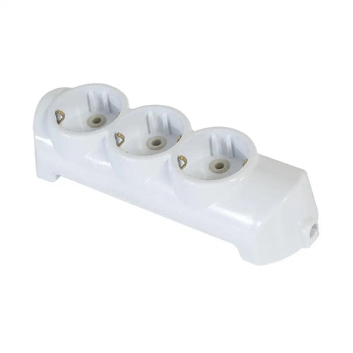 РАЗКЛОНИТЕЛ 3 ГНЕЗДА КЕРАМИКА БЯЛ