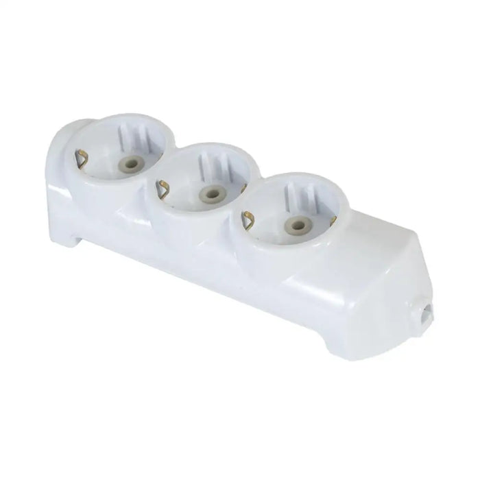 РАЗКЛОНИТЕЛ 3 ГНЕЗДА КЕРАМИКА БЯЛ