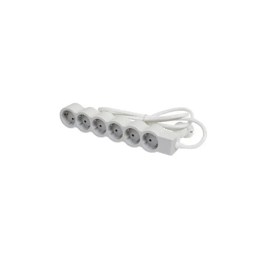 РАЗКЛОНИТЕЛ 6х ШУКО С КАБЕЛ 1,5м LEGRAND - БЯЛ/СИВ