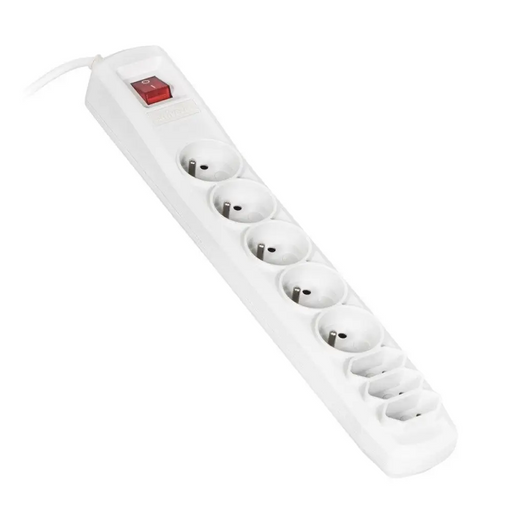 Разклонител Activejet APN-8G/3M-GR с кабел