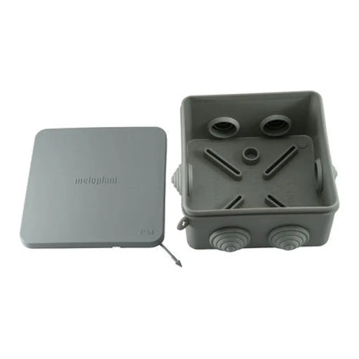 РАЗКЛОНИТЕЛНА КУТИЯ IP54 80/80/45 СИВА MELOPLAM 80/80/45
