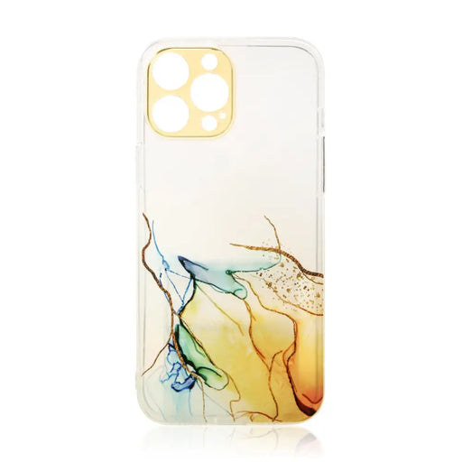 Разопакован Кейс Marble за iPhone 13 Pro Max оранжев