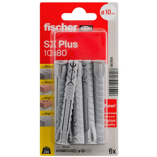 РАЗШИРИТЕЛЕН ДЮБЕЛ 10X80 FISCHER SX PLUS