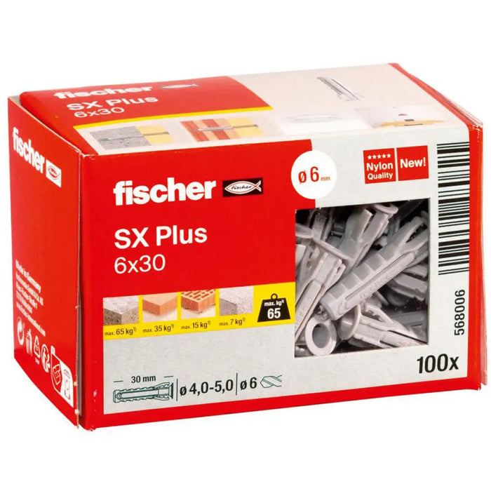 РАЗШИРИТЕЛЕН ДЮБЕЛ 6X30 FISCHER SX PLUS