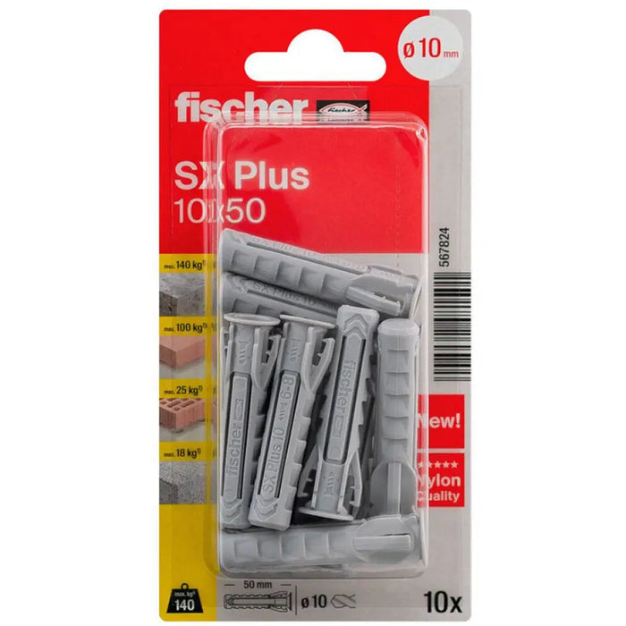 РАЗШИРИТЕЛЕН ДЮБЕЛ 10X50 FISCHER SX PLUS