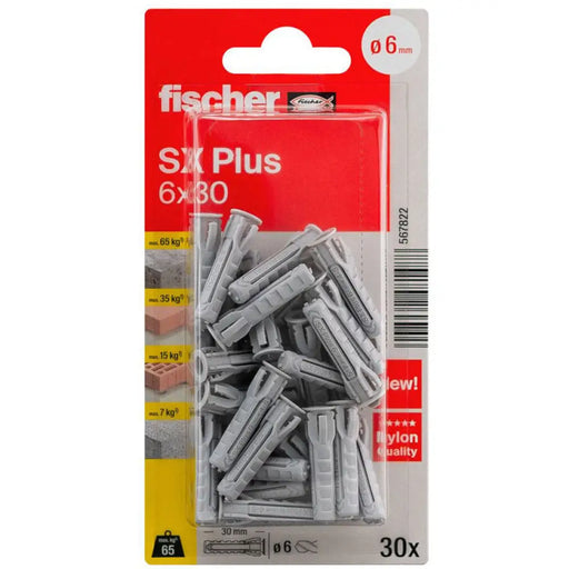 РАЗШИРИТЕЛЕН ДЮБЕЛ 6X30 FISCHER SX PLUS