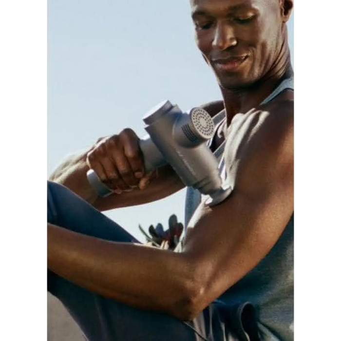 Ръчен масажор Hyperice Hypervolt 2 с приложение сив