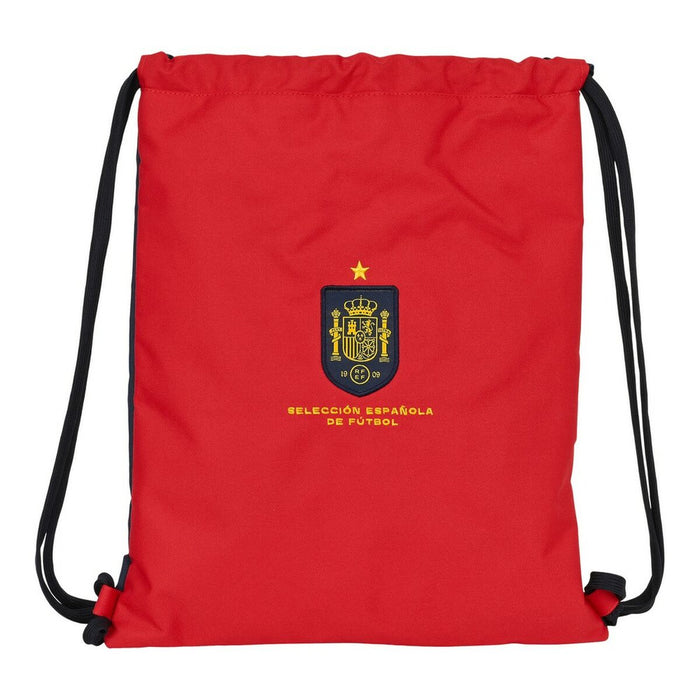 Раница с връвка RFEF Син Червен 35 x 40 x 1 cm