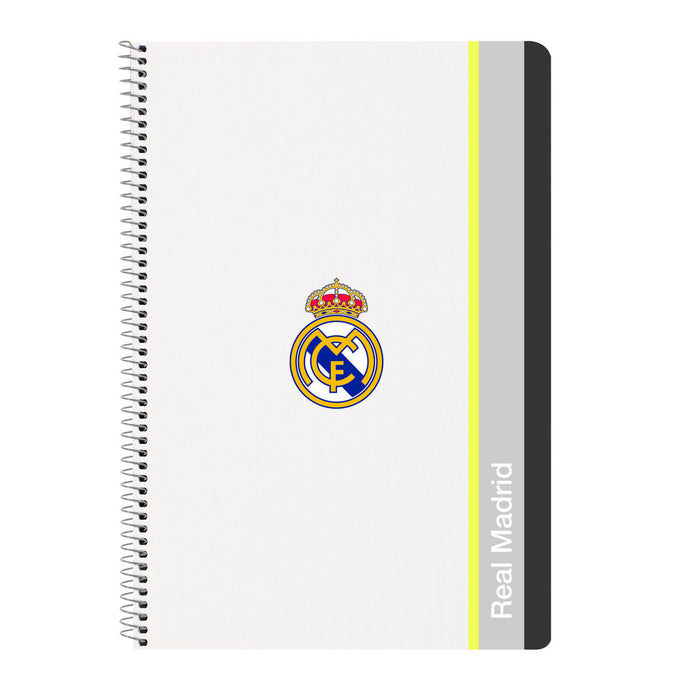 Тефтер Real Madrid C.F. Бял A4 80 Листи