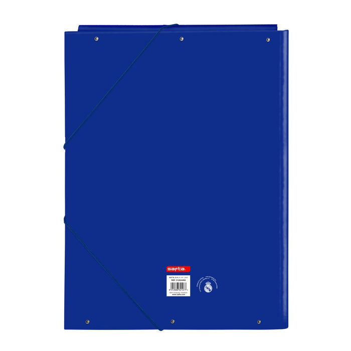 Папка с пръстени Real Madrid C.F. Син A4 26 x 33.5 x 2.5 cm
