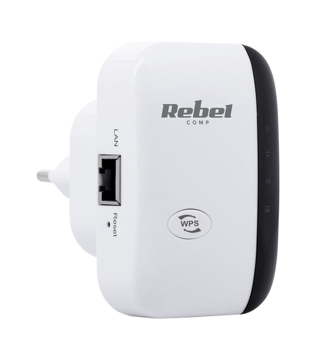 Усилвател на Wi-Fi сигнал Rebel KOM1030 бял