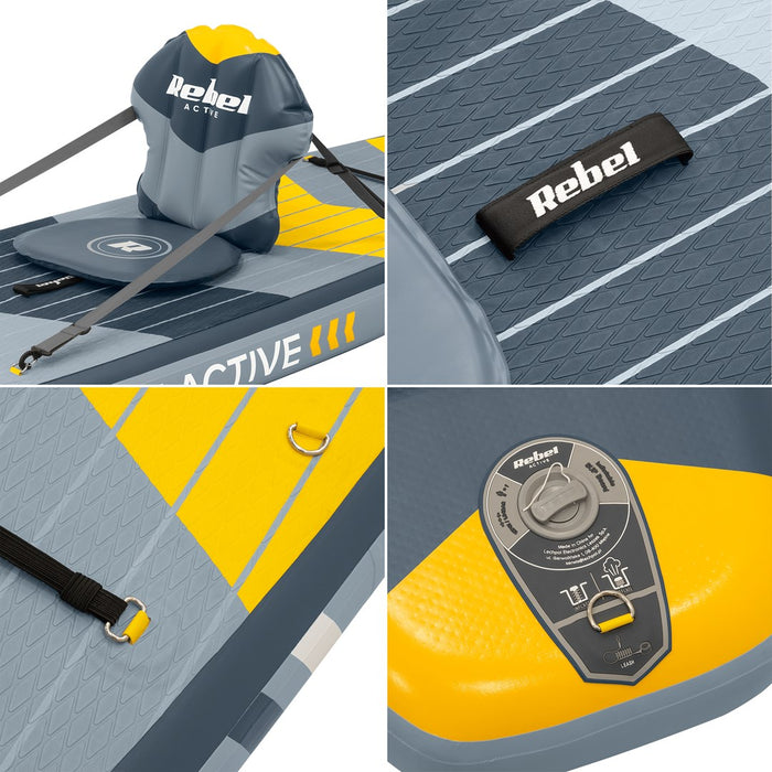 SUP ДЪСКА 381 CM REBEL ACTIVE PRO TOURING КОМПЛЕКТ RBA-4512