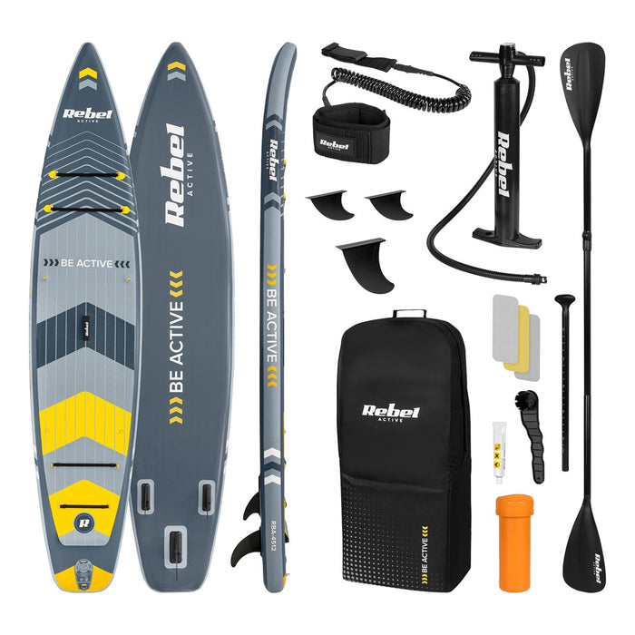 SUP ДЪСКА 381 CM REBEL ACTIVE PRO TOURING КОМПЛЕКТ RBA-4512
