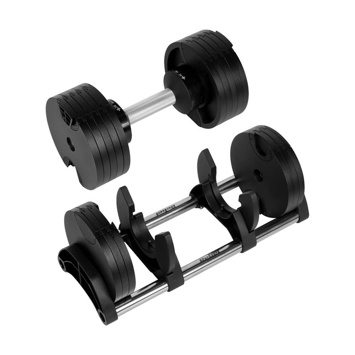 REBEL ACTIVE Чугунен автоматичен дъмбел 36 кг, стъпка 2 кг