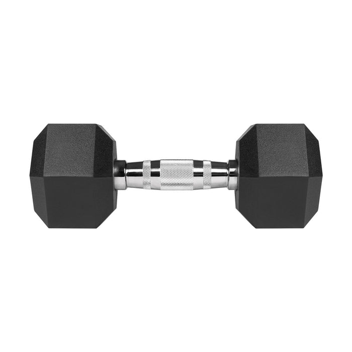 REBEL ACTIVE Чугунени дъмбели с гумено покритие 2x8 кг