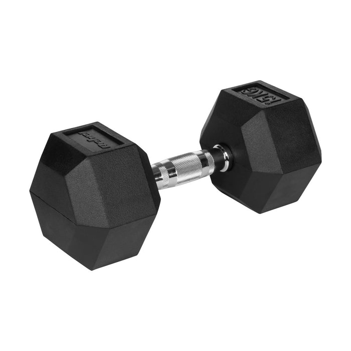 REBEL ACTIVE Чугунени дъмбели с гумено покритие 2x15 кг