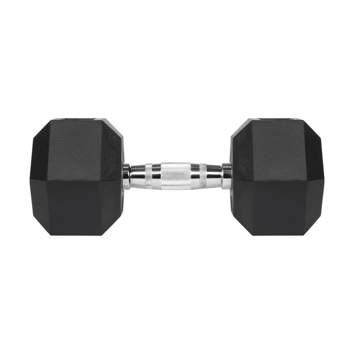 REBEL ACTIVE Чугунени дъмбели с гумено покритие 2x15 кг