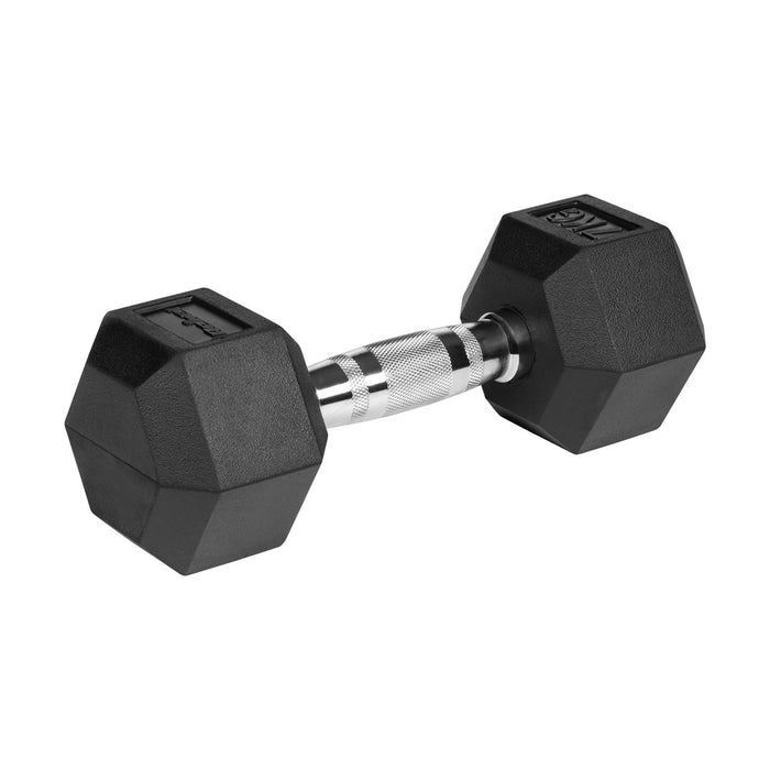 REBEL ACTIVE Чугунени дъмбели с гумено покритие 2x7 кг